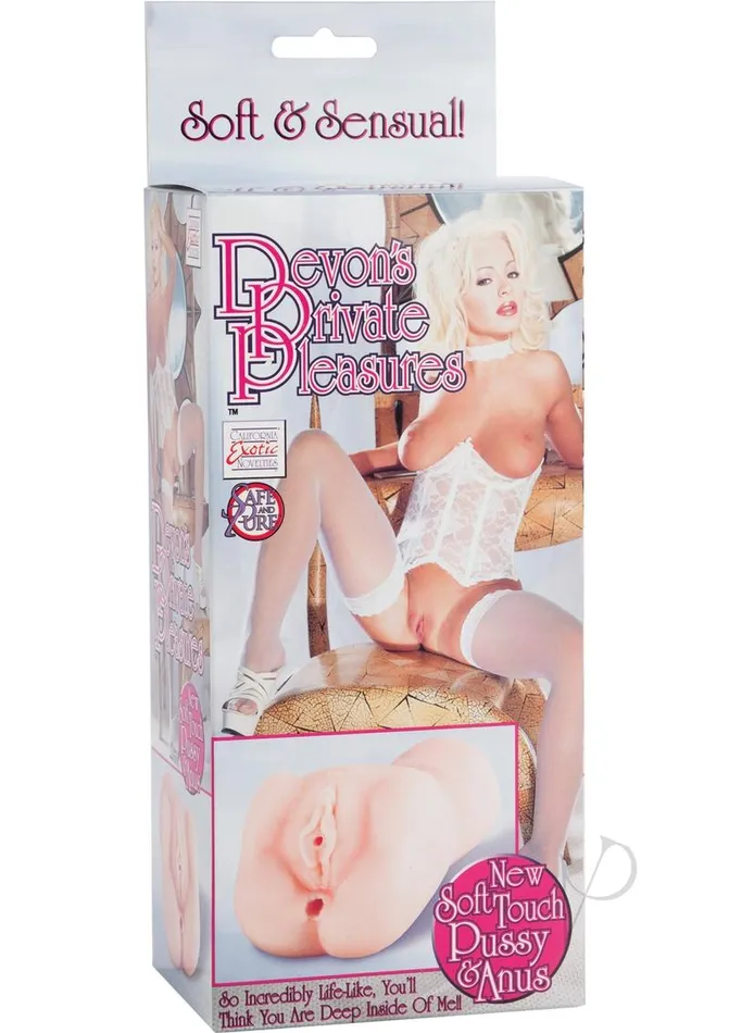 Cal Exotics Devons Private Pleasures Masturbator Pussy and Ass Vanilla Male Sex Toys Cal Exotics Devons Private Pleasures Masturbator Pussy and Ass Vanilla Male Sex Toys