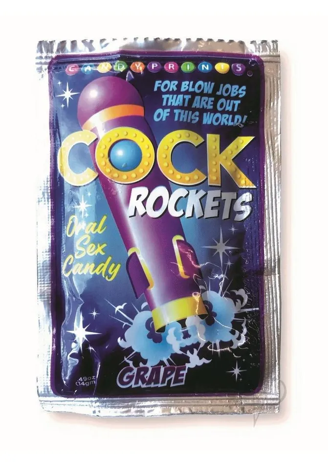 Candyprints Candy Dildos Cock Rockets Oral Sex Candy Grape