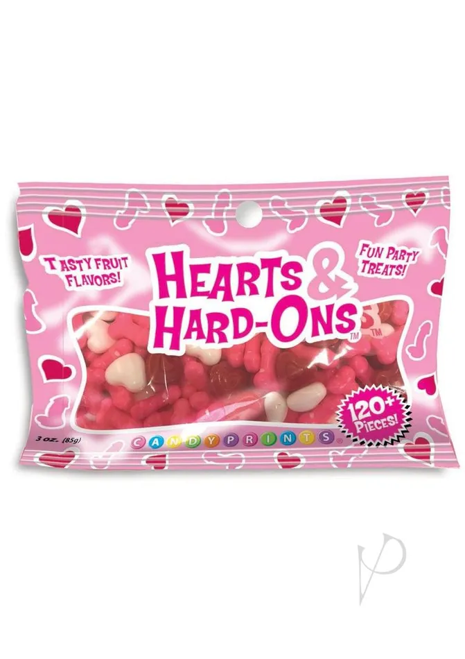 Candyprints Hearts and HardOns 3oz Candyprints Candy Dildos