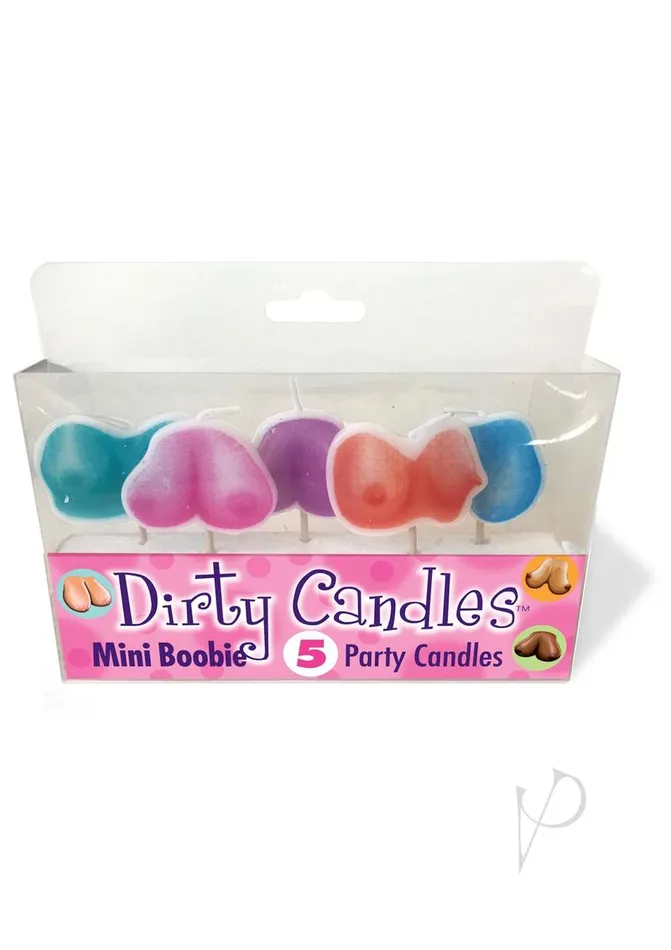 Candyprints Party Enhancers Candyprints Dirty Candles Boobie Party Candles Assorted Colors 5 per pack Candyprints Party Enhancers Candyprints Dirty Candles Boobie Party Candles Assorted Colors 5 per pack