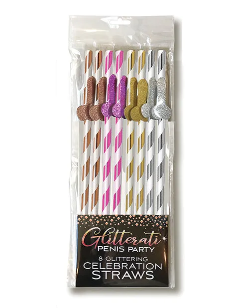 Candyprints Party Male Sex Toys Glitterati Penis Party Tall Celebration Straws 8 Pack Assorted Colors Candyprints Party Male Sex Toys Glitterati Penis Party Tall Celebration Straws 8 Pack Assorted Colors