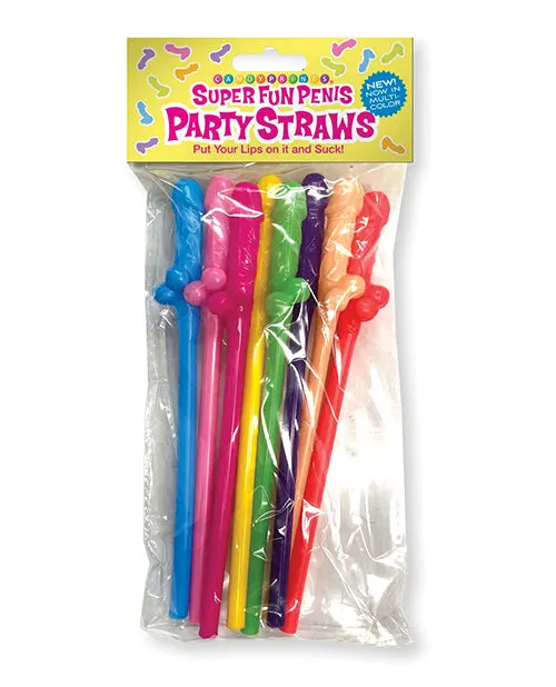 Candyprints Party Male Sex Toys Super Fun Penis Straws 8 Pack Multicolor Candyprints Party Male Sex Toys Super Fun Penis Straws 8 Pack Multicolor