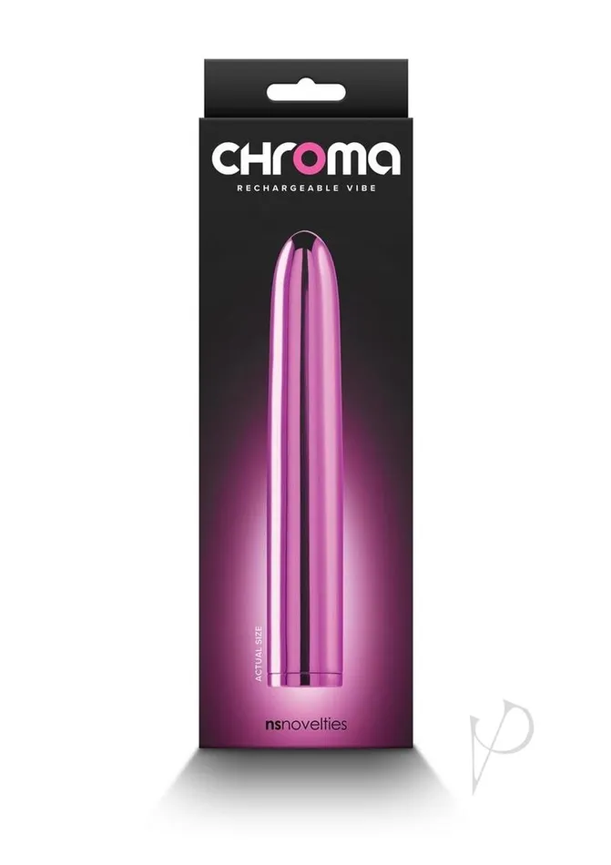 Chroma Chroma Classic Rechargeable Vibrator 7in Pink Vibrators