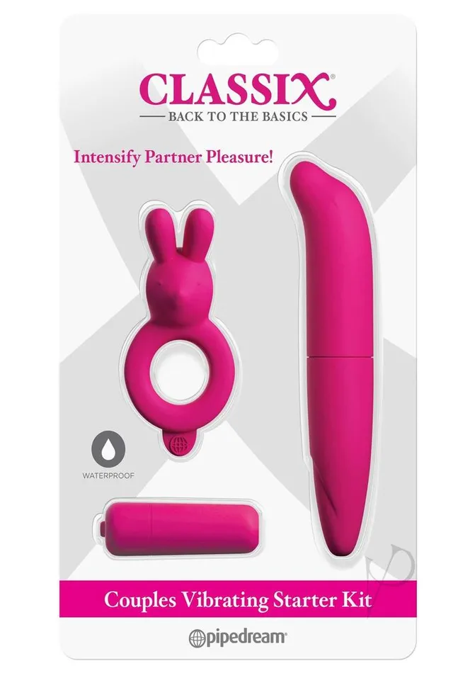 Classix Classix Couples Vibrating Starter Kit Pink Vibrators