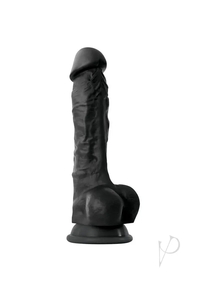 Colours Dildos Colours Pleasures Silicone Dildo 7in Black
