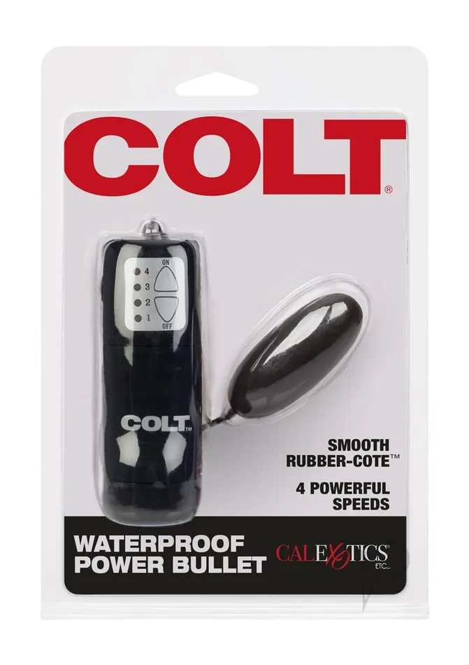 Colt Female Sex Toys COLT Power Bullet with Wired Remote Control Black
