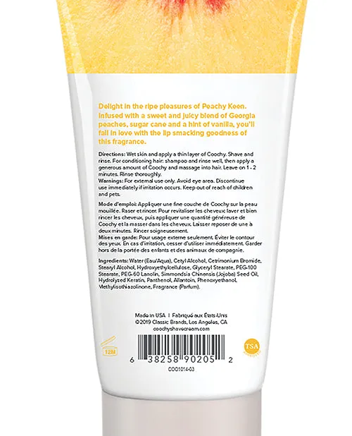 Coochy Vibrators Coochy Shave Cream Peachy Keen 34oz
