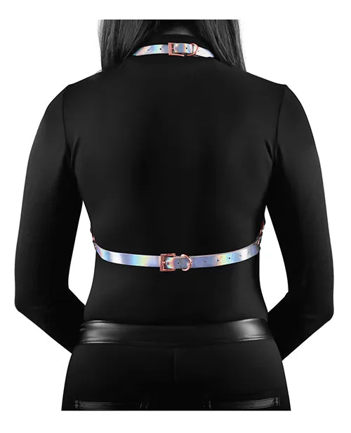 Cosmo Harness Vamp Chest Harness LargeXLarge Rainbow Cosmo Female Sex Toys Cosmo Harness Vamp Chest Harness LargeXLarge Rainbow Cosmo Female Sex Toys