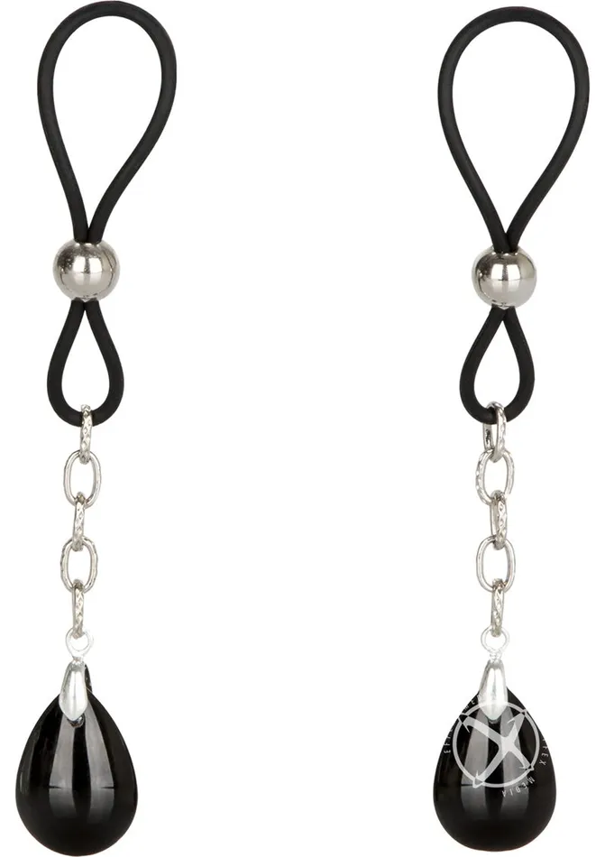 Couples Nipple Play Nipple Play NonPiercing Nipple Jewelry Onyx