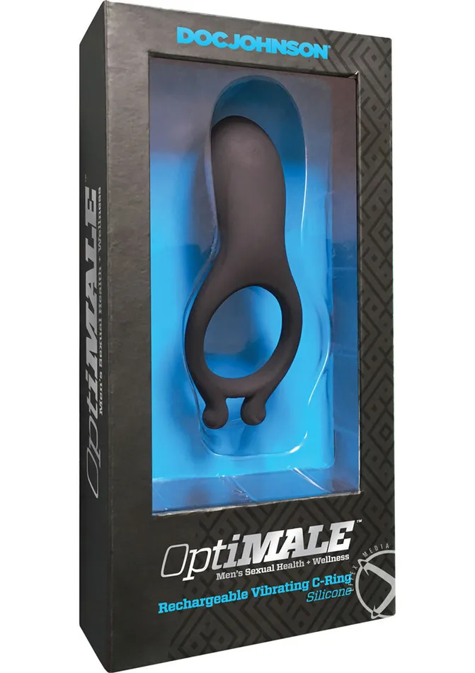 Couples Opti Male OptiMALE Rechargeable Silicone Vibrating Cock Ring Black Couples Opti Male OptiMALE Rechargeable Silicone Vibrating Cock Ring Black