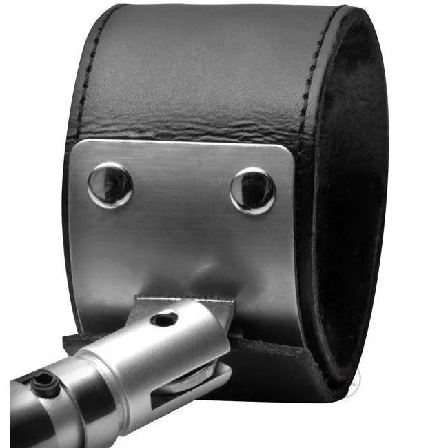 Couples Strict Leather Swiveling Spreader Bar with Cuffs