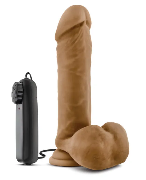 Coverboy Soccer Champ Vibrating Dildo with Balls and Wired Remote Control 8in Caramel Coverboy Female Sex Toys Coverboy Soccer Champ Vibrating Dildo with Balls and Wired Remote Control 8in Caramel Coverboy Female Sex Toys