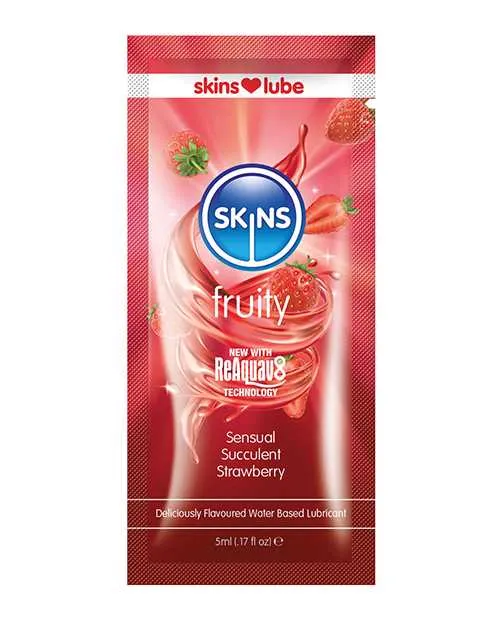 Creative Conceptions Lubricants Skins Water Based Lubricant 5 ml Foil Strawberry Creative Conceptions Lubricants Skins Water Based Lubricant 5 ml Foil Strawberry