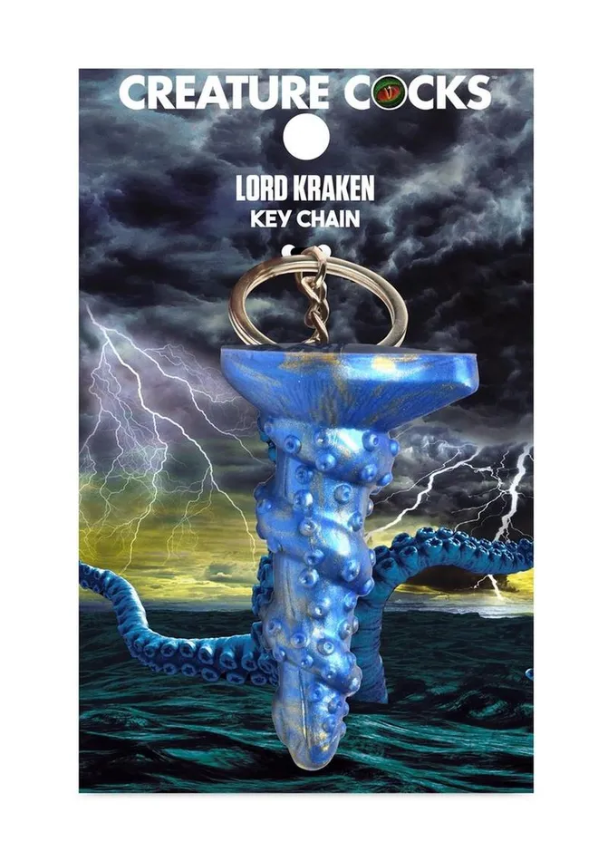 Creature Cocks Creature Cocks Lord Kraken Keychain Blue Dildos