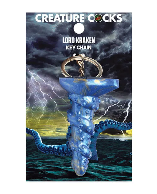 Creature Cocks Creature Cocks Lord Kraken Keychain Blue Dildos