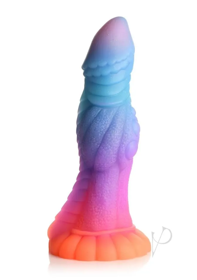 Creature Cocks Dildos Creature Cocks Galactic Cock Alien Creature Glow in the Dark Silicone Dildo Multicolor