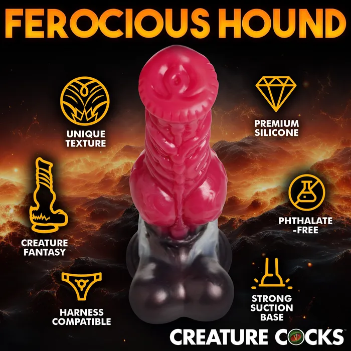 Creature Cocks Dildos Cujo Canine Silicone Dildo