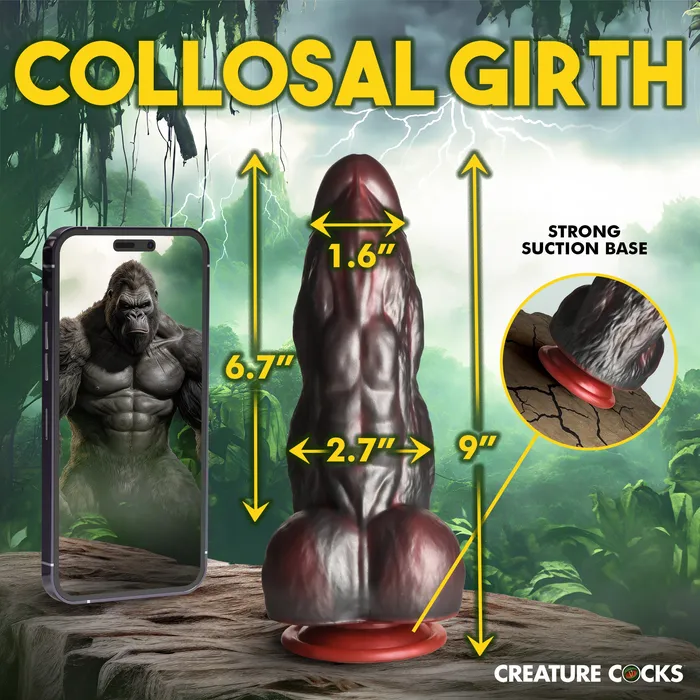 Creature Cocks Dildos King Kong Silicone Dildo
