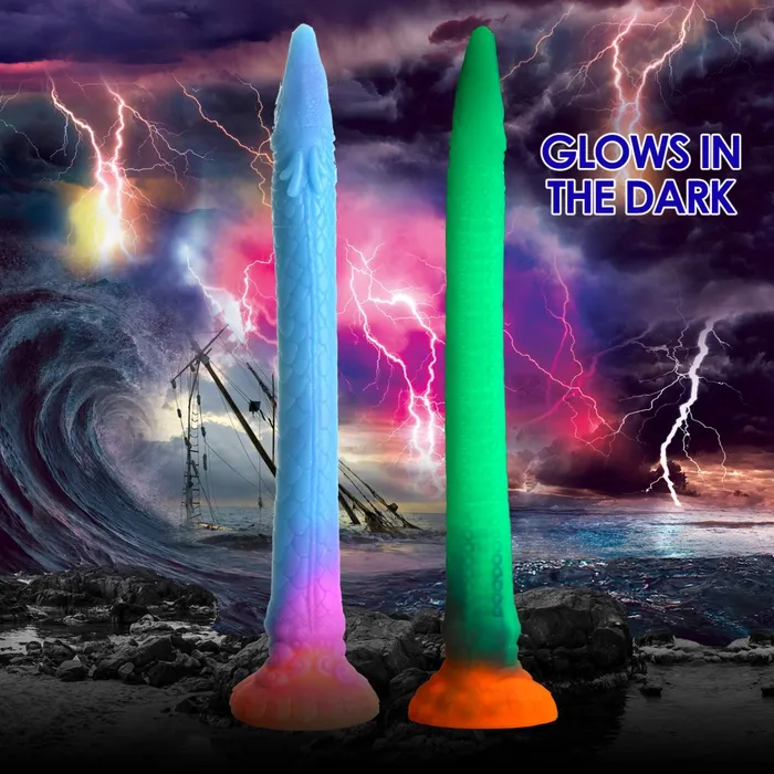 Creature Cocks Dildos Makara GlowintheDark Silicone Snake Dildo