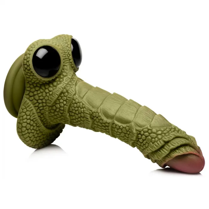 Creature Cocks Dildos Swamp Monster Green Scaly Silicone Dildo