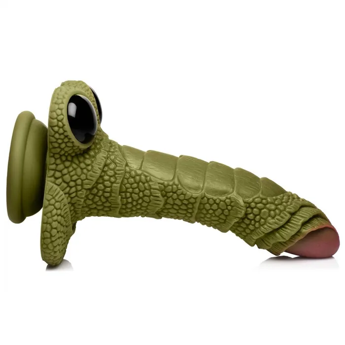 Creature Cocks Dildos Swamp Monster Green Scaly Silicone Dildo