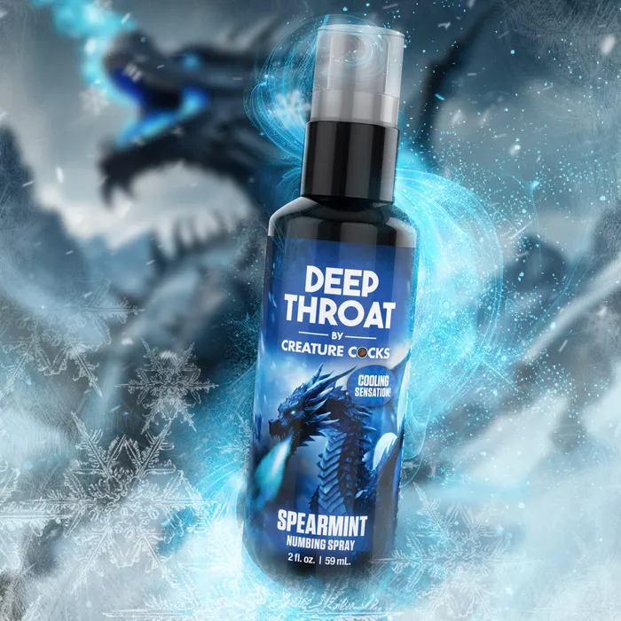 Creature Cocks Male Sex Toys Deep Throat Spearmint Numbing Spray