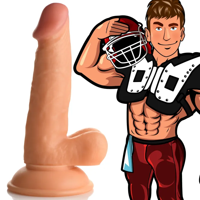 Curve Toys Dildos Football Frank 7 inch Dildo