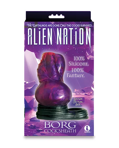 Dildos Alien Nation Alien Nation Borg Silicone Sheath PurpleBlue