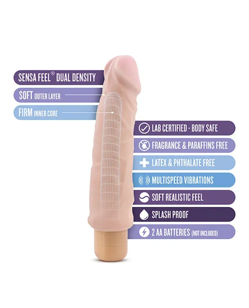Dildos Au Naturel Home Wrecker Vibrating Dildo 9in Vanilla Au Naturel