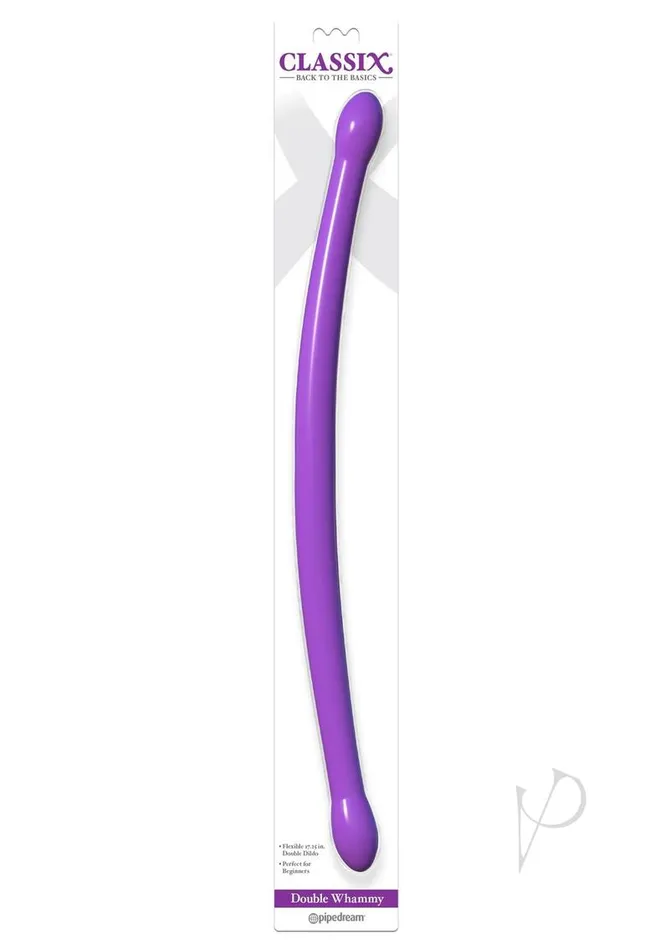 Dildos Classix Double Whammy Double Dildo 1725in Purple Classix