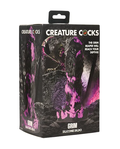 Dildos Creature Cocks Creature Cocks Grim Silicone Dildo PurpleBlack