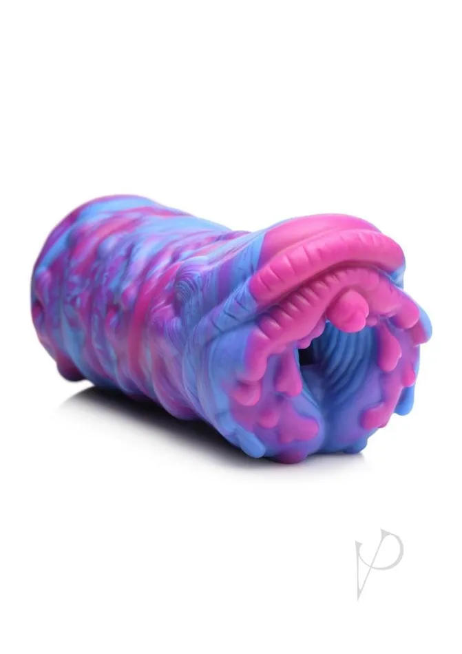 Dildos Creature Cocks Cyclone Silicone Squishy Alien Vagina Stroker PinkBlue Creature Cocks
