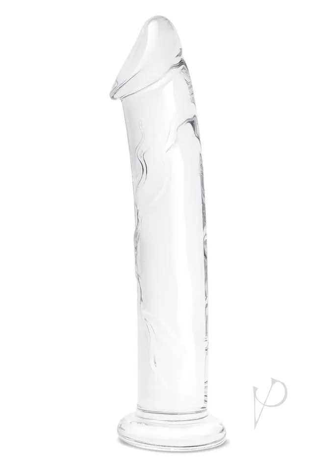 Dildos Glas Glas Dildo Glass with Veins and Flat Base 12in Clear Dildos Glas Glas Dildo Glass with Veins and Flat Base 12in Clear