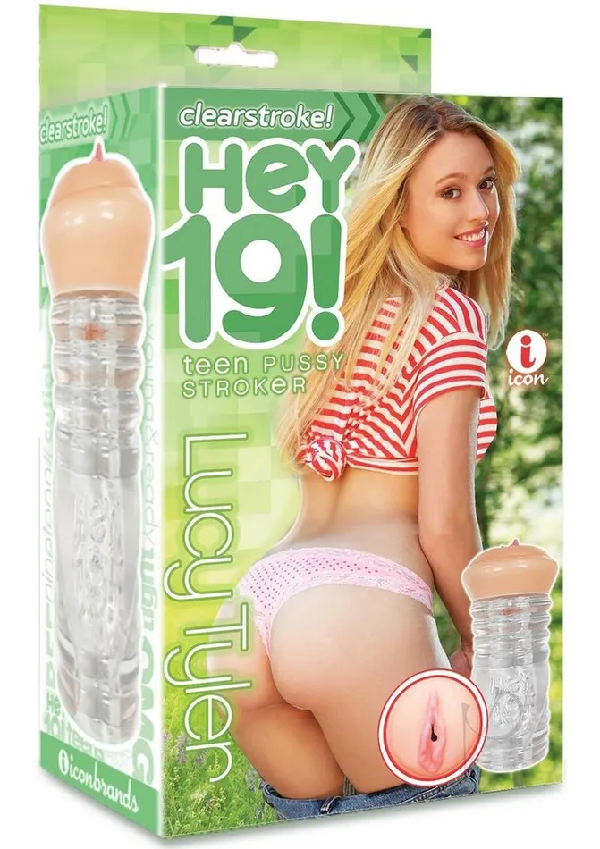 Dildos Hey 19 Hey 19 ClearStroke Dual End Pussy Lucy Tyler ClearVanilla