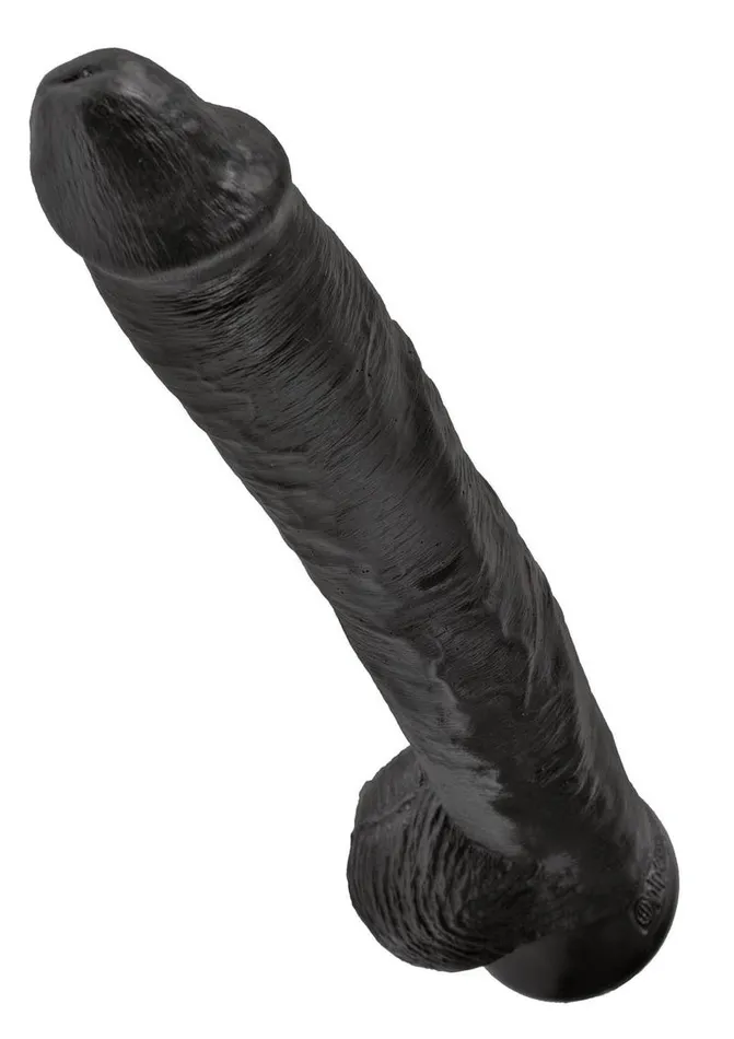 Dildos King Cock King Cock Dildo with Balls 14in Black