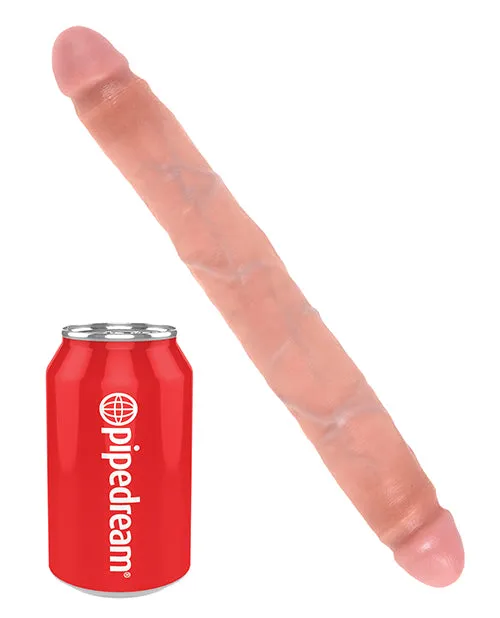 Dildos King Cock King Cock Slim Double Dildo 12in Vanilla