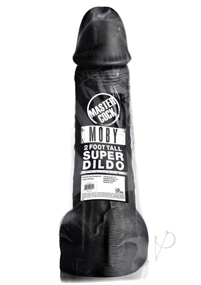 Dildos Master Cock Master Cock Moby 2 Foot Tall Super Dildo Black