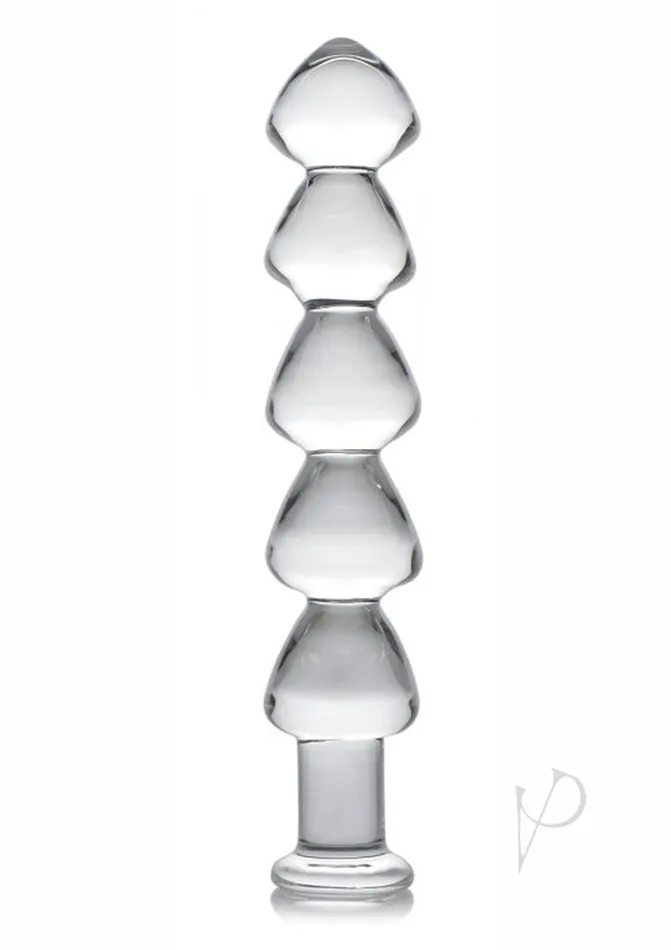 Dildos Master Series Master Series Drops Anal Links Glass Dildo Clear