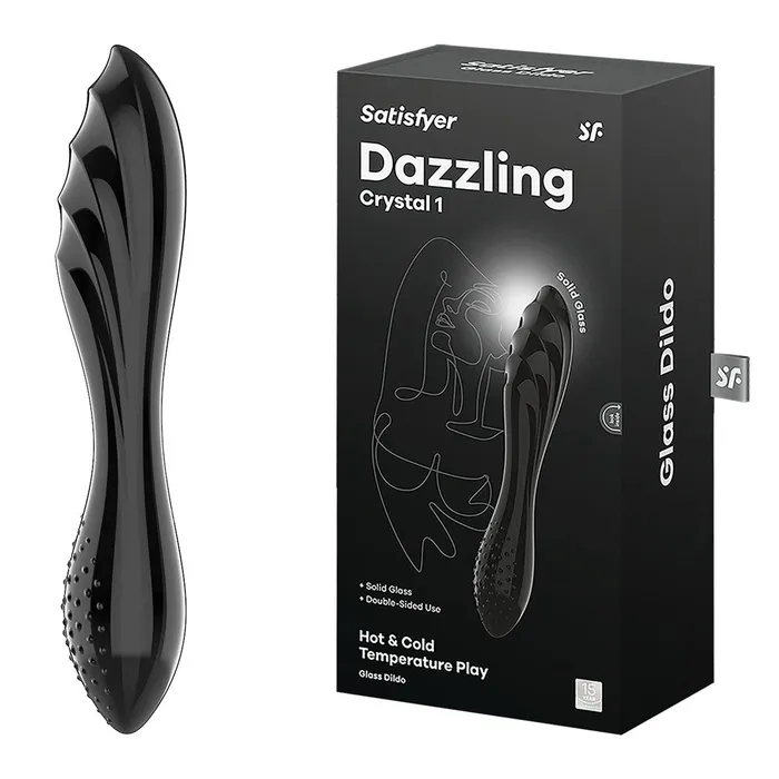 Dildos Satisfyer Satisfyer Dazzling Crystal Glass Double Ended Dildo