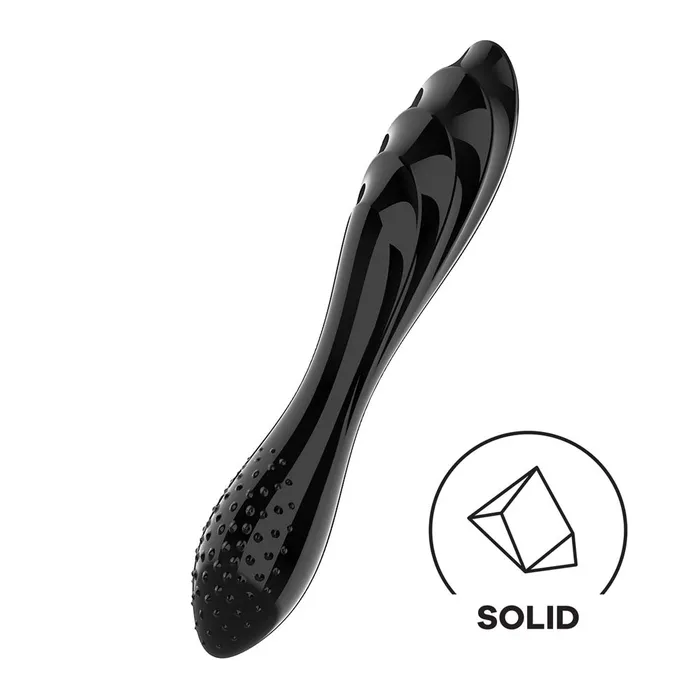 Dildos Satisfyer Satisfyer Dazzling Crystal Glass Double Ended Dildo