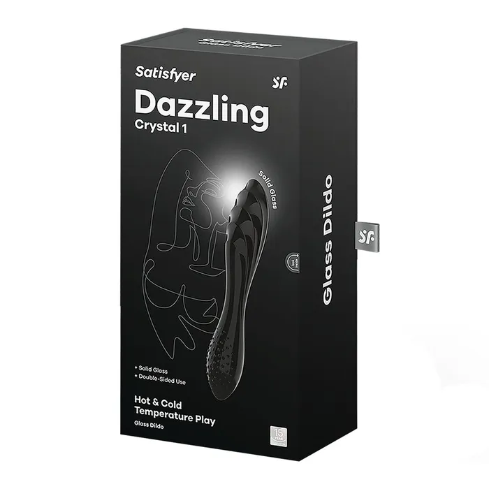 Dildos Satisfyer Satisfyer Dazzling Crystal Glass Double Ended Dildo