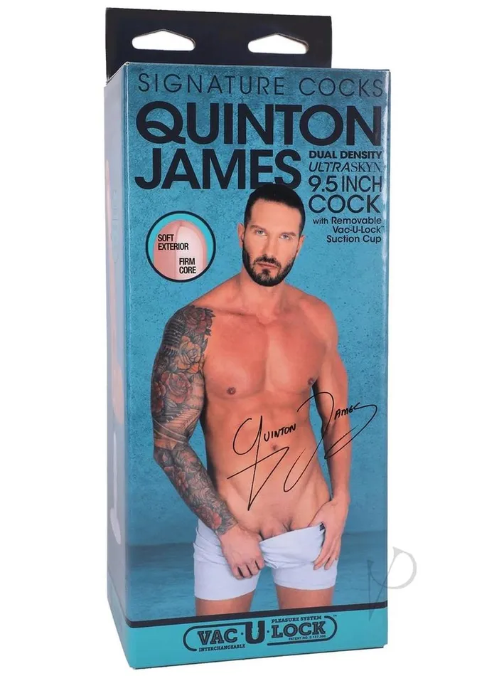 Dildos Signature Cocks Signature Cocks Ultraskyn Quinton James Dildo with Removable Suction Cup 95in Vanilla Dildos Signature Cocks Signature Cocks Ultraskyn Quinton James Dildo with Removable Suction Cup 95in Vanilla