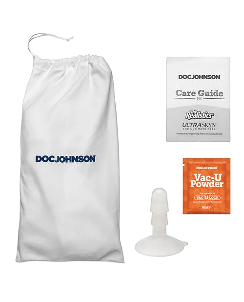 Dildos Signature Cocks Signature Cocks Ultraskyn Quinton James Dildo with Removable Suction Cup 95in Vanilla