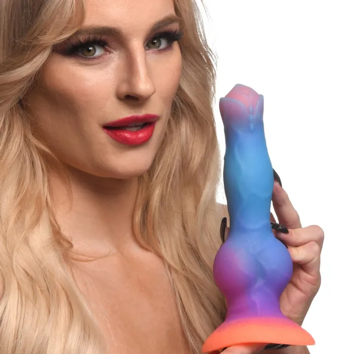 Dildos XR Brand Space Cock GlowintheDark Silicone Alien Dildo