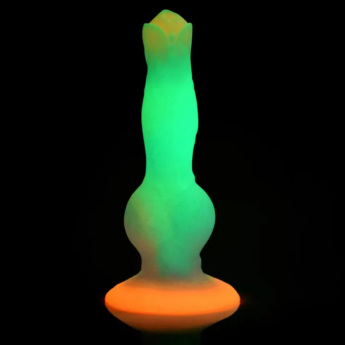 Dildos XR Brand Space Cock GlowintheDark Silicone Alien Dildo