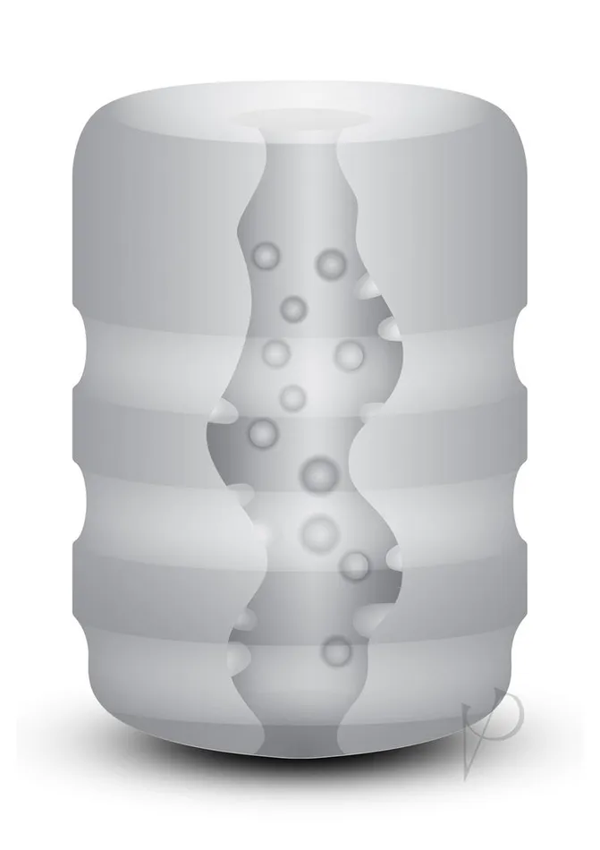 Dildos Zolo ZOLO Girlfriend Pocket Stoker Channel Texture Clear