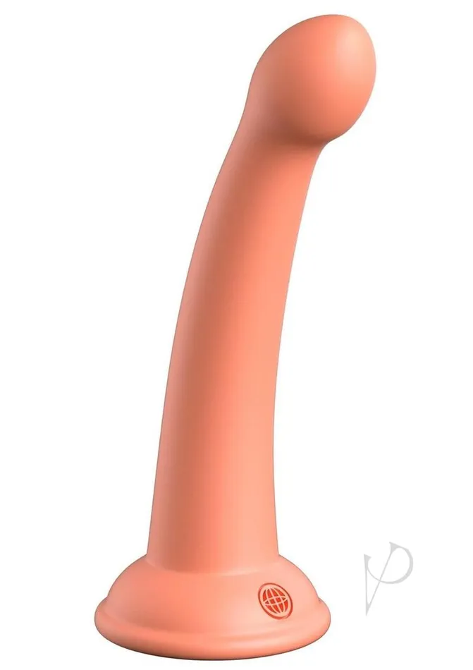Dillio Dillio Platinum Secret Explorer Silicone Dildo 6in Orange Dildos