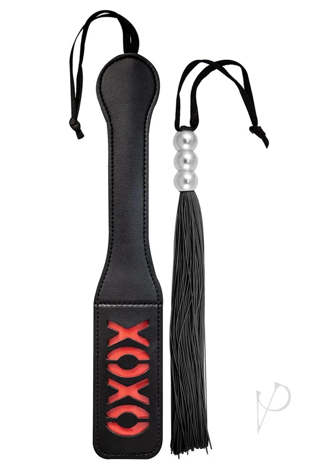 Dominant Submissive Anal Dominant Submissive Collection Paddle and Whip set Black