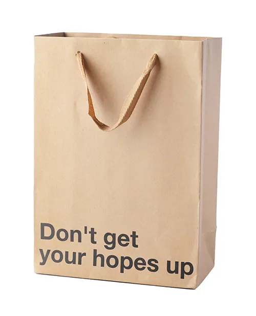 Dont Get Your Hopes Up Gift Bag Pac Wood Rocket Vibrators
