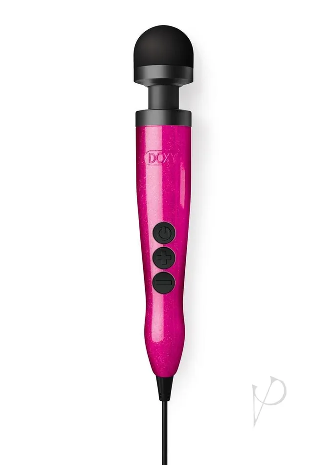 Doxy Vibrators Doxy Die Cast 3 Wand PlugIn Wand Massager Hot Pink
